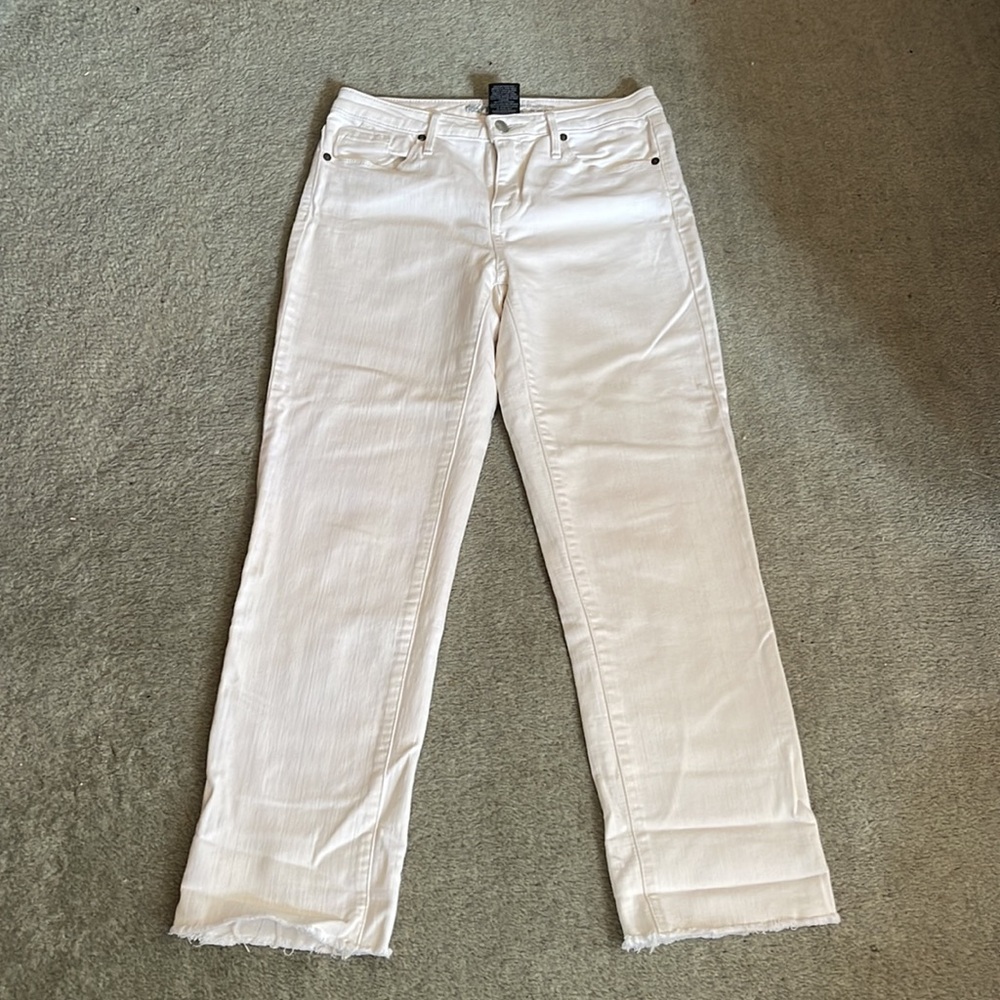 Massimo denim white size 6